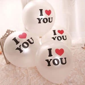 20 Ballons 'I LOVE YOU'