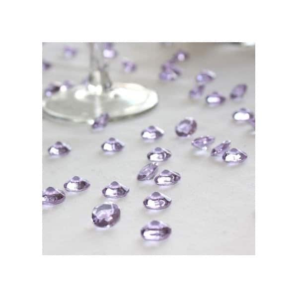 Diamant Confettis transparent 1000pcs x 4mm décoration mariage soirée fêtes . 